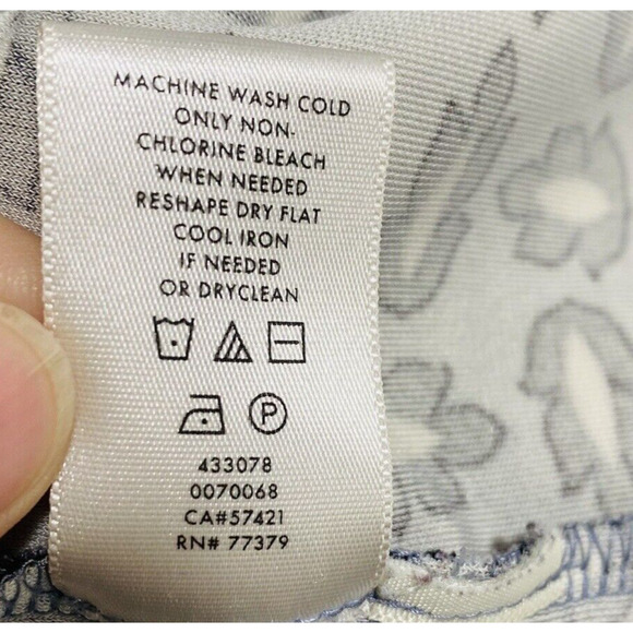 Ann Taylor True Wrap Dress Size 2T Tall Gray Black V-Neck Long Sleeve Career - Picture 11 of 11